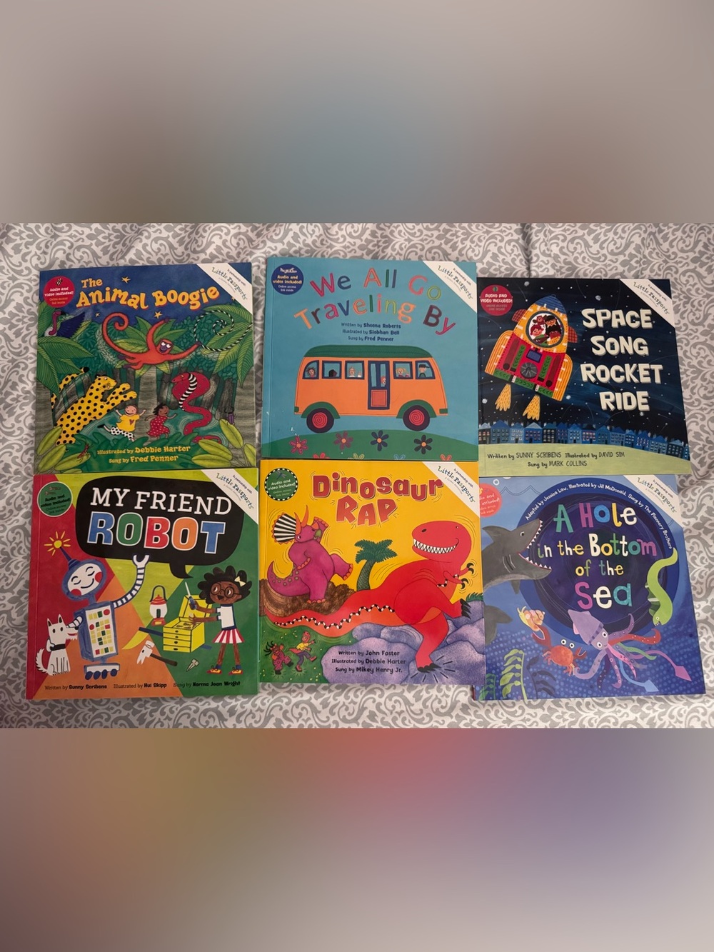 6 little passports learning books with audio and video QR codes linked!